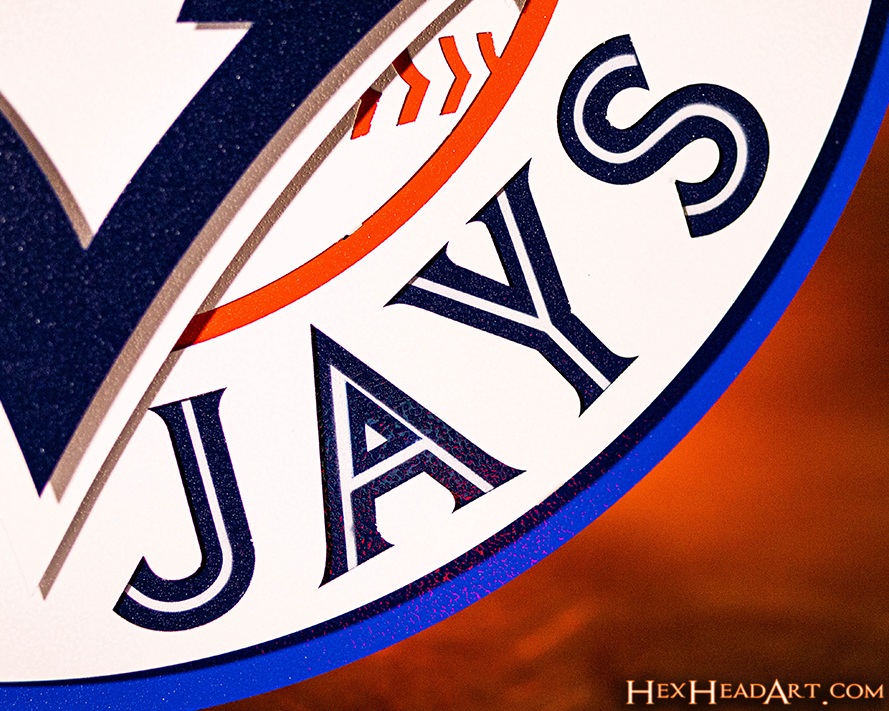 Toronto Blue Jays Crest 3D Metal Wall Art