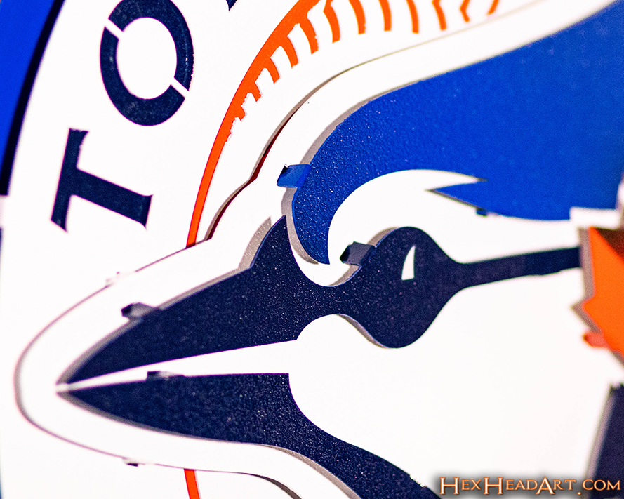 Toronto Blue Jays Crest 3D Metal Wall Art