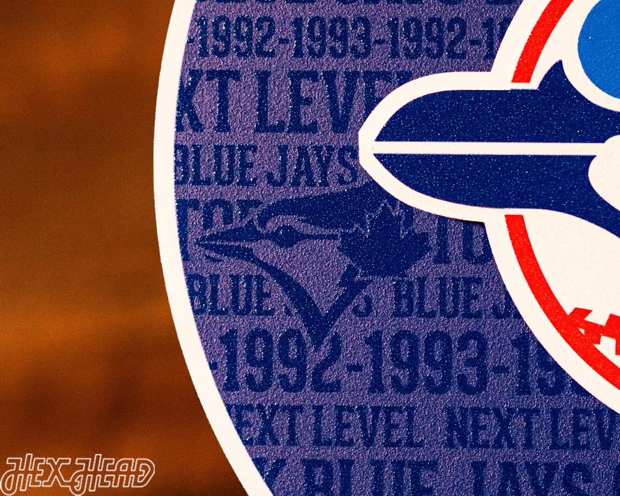 Toronto Blue Jays CRAFT SERIES 3D Embossed Metal Wall Art