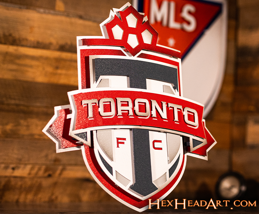 Toronto FC 3D Vintage Metal Wall Art