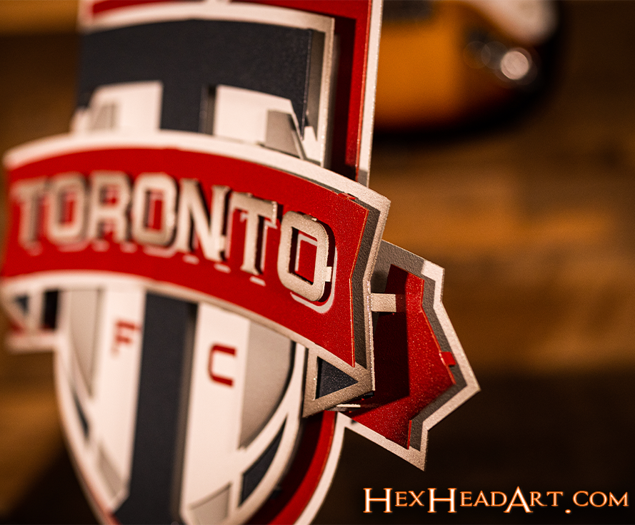 Toronto FC 3D Vintage Metal Wall Art