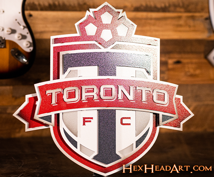 Toronto FC 3D Vintage Metal Wall Art