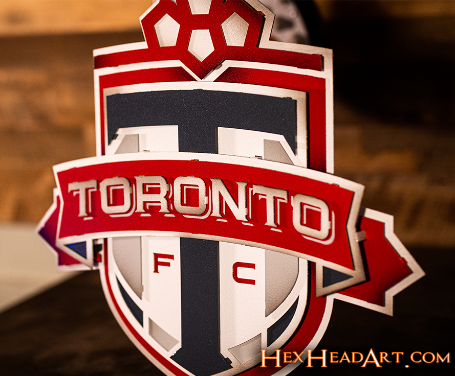 Toronto FC 3D Vintage Metal Wall Art