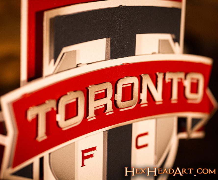 Toronto FC 3D Vintage Metal Wall Art