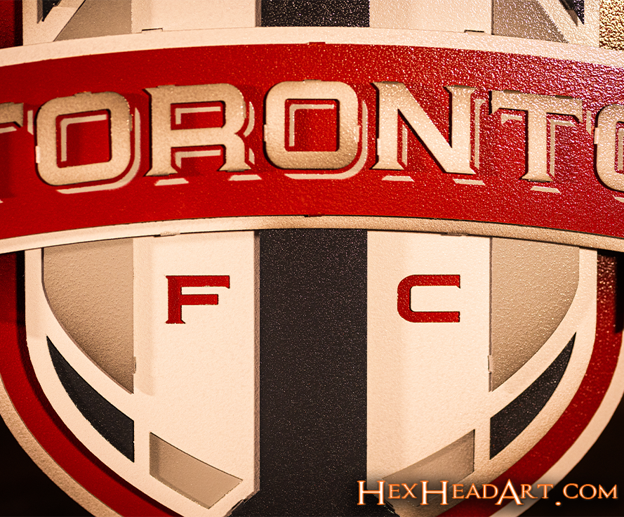 Toronto FC 3D Vintage Metal Wall Art