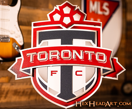 Toronto FC 3D Vintage Metal Wall Art