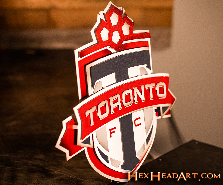 Toronto FC 3D Vintage Metal Wall Art