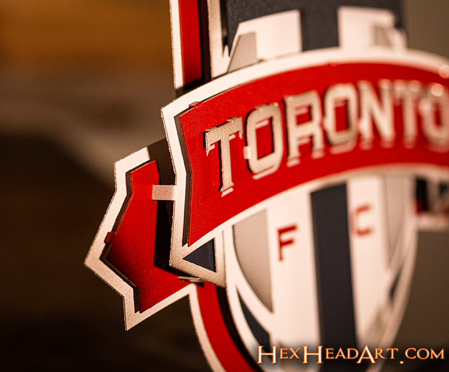 Toronto FC 3D Vintage Metal Wall Art