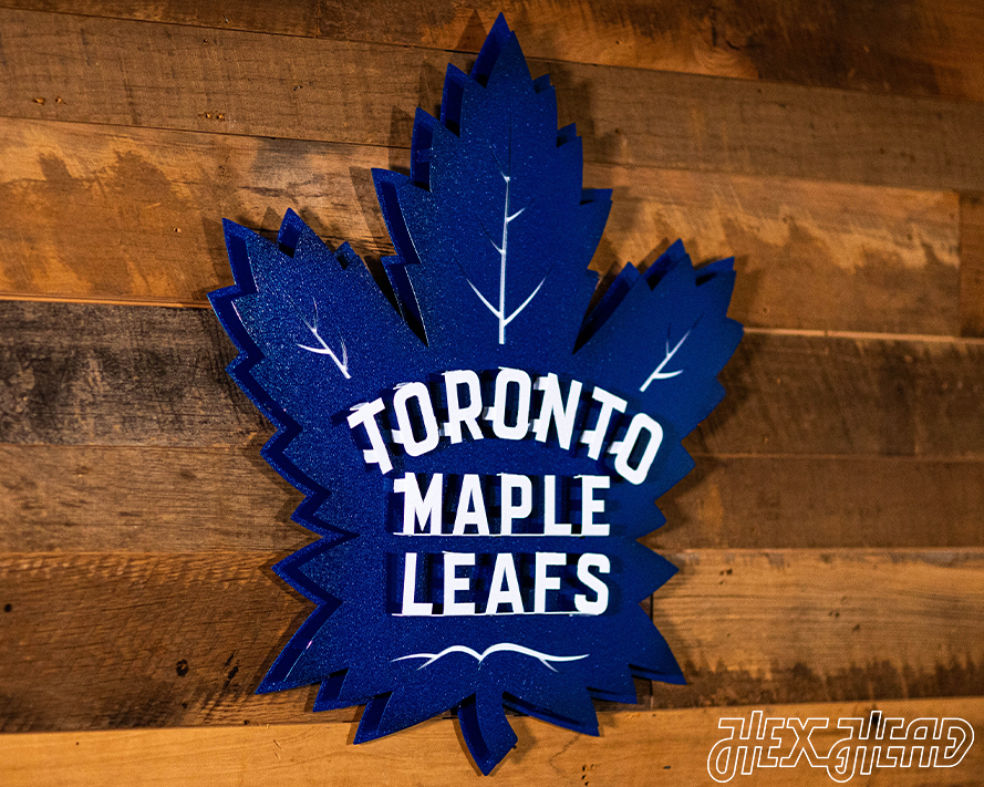 Toronto Maple Leafs NHL 3D Vintage Metal Wall Art