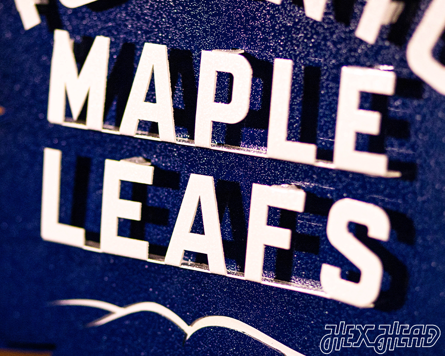 Toronto Maple Leafs NHL 3D Vintage Metal Wall Art