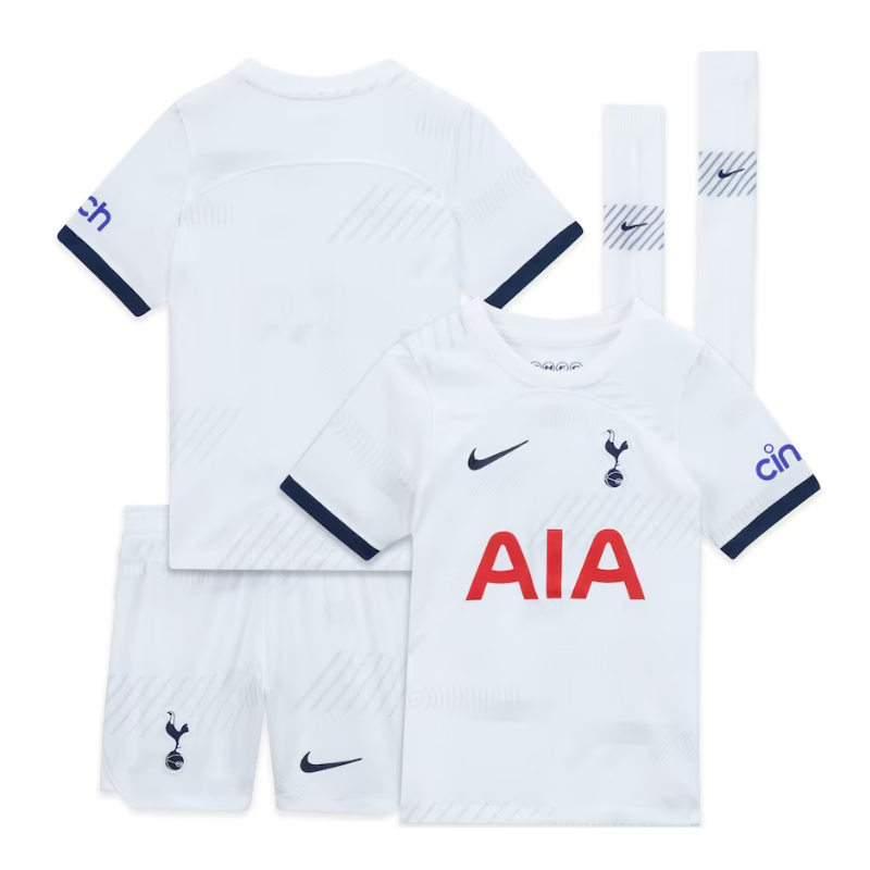 Tottenham Hotspur Home Stadium Kit 2023-24 - Little Kids - White