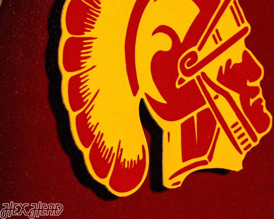 BLITZ COLLECTION - 8 LAYER USC Southern California Trojans 3D Metal Wall Art