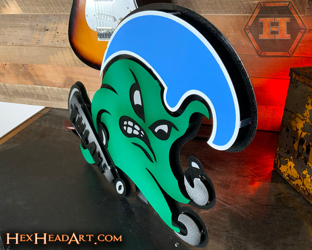 Tulane Green Wave 3D Artwork