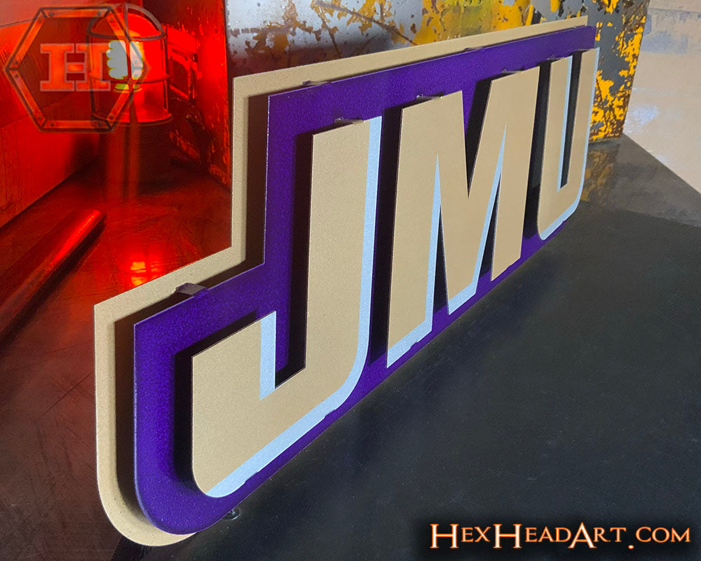 James Madison JMU 3D Metal Wall Art