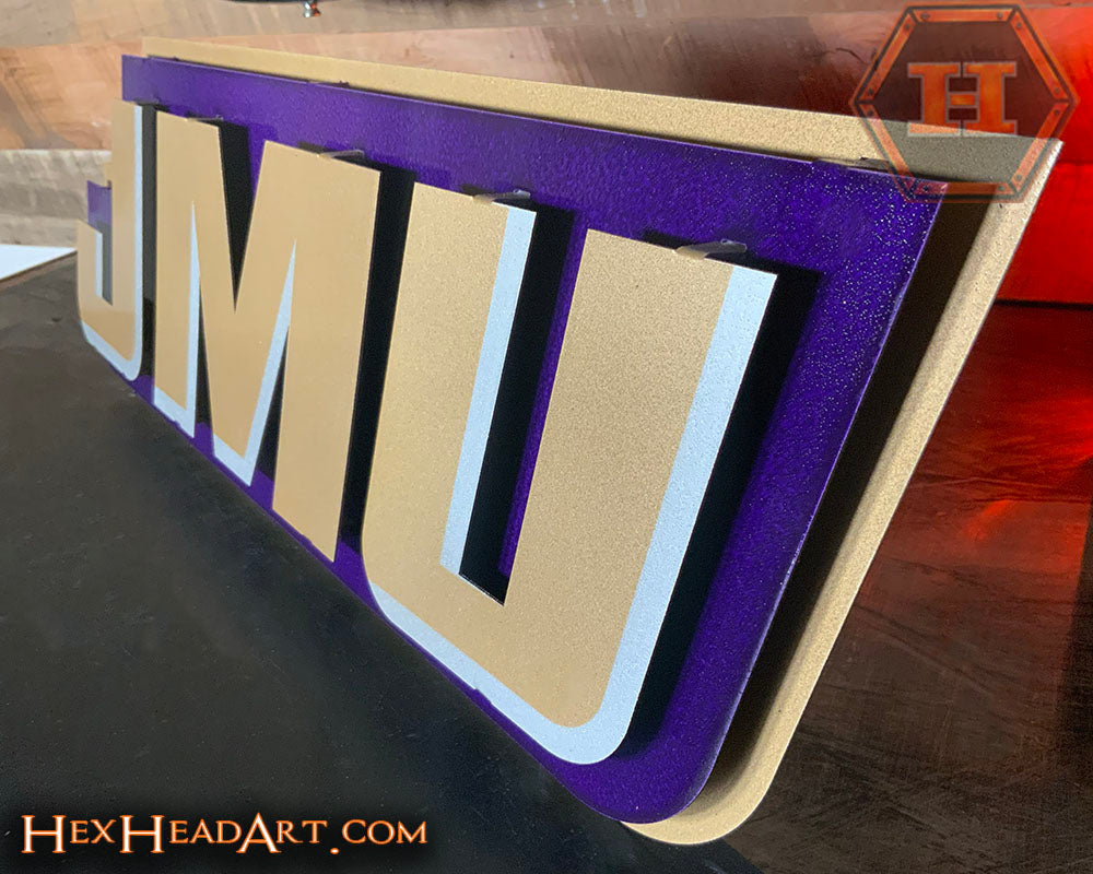 James Madison JMU 3D Metal Wall Art