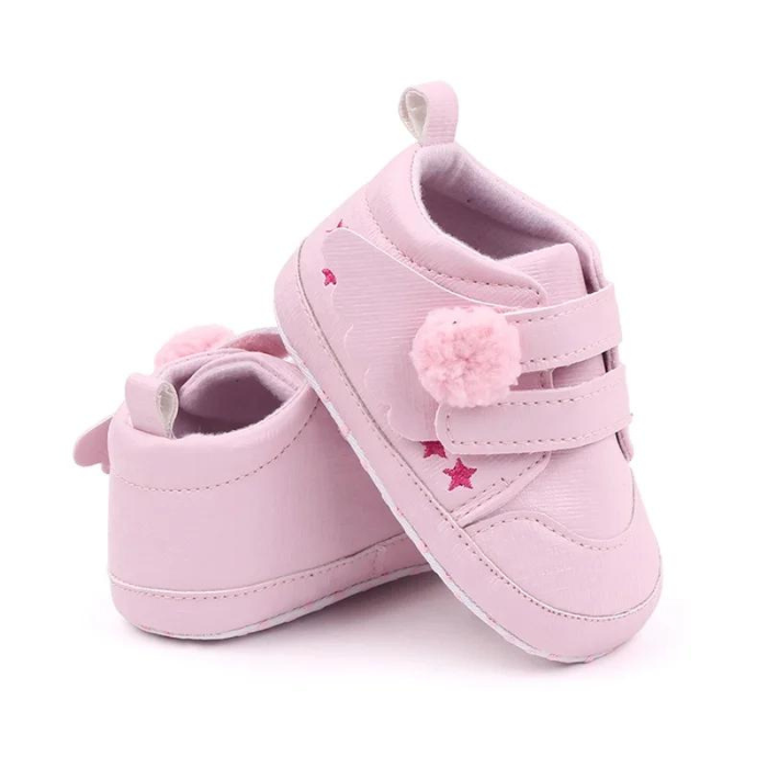 Adorable Angel Wings Sneakers for Boys & Girls - Soft Sole, Non-Slip Leather Shoes for Newborns & First Steps