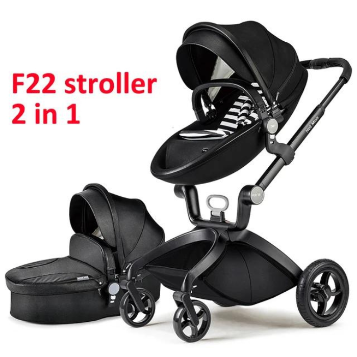 Hot Mom 2 In 1 Wagon Stroller And Car Seat - Lightweight, High Landscape Design For Urban Adventures