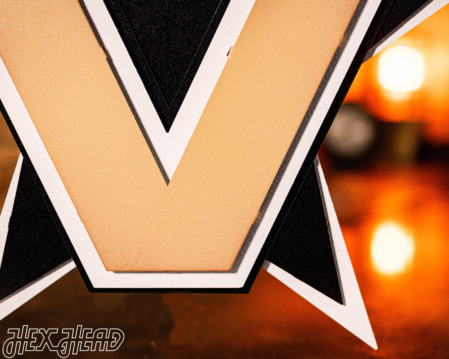 CLOSE OUT- Vanderbilt Commodores 3D Vintage Metal Wall Art