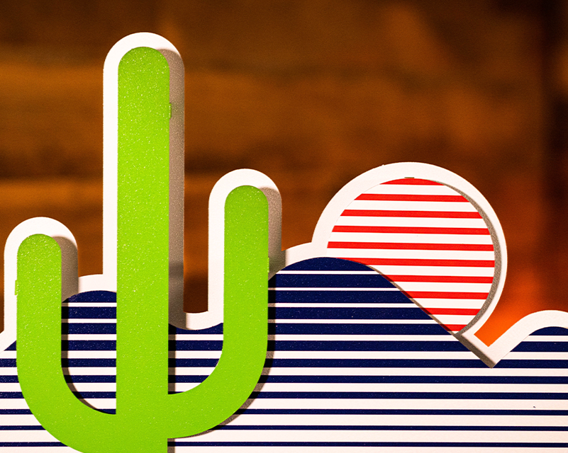 Arizona Wildcats Vintage "Cactus" Desert logo