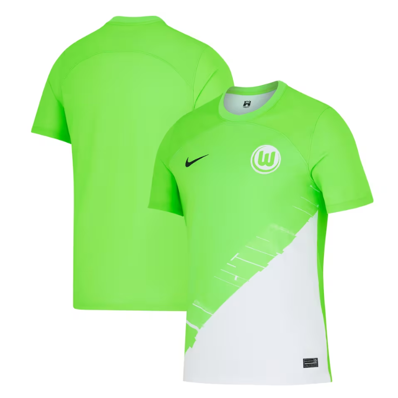 VfL Wolfsburg Home Stadium Shirt 2023-24 Custom Jersey - Green