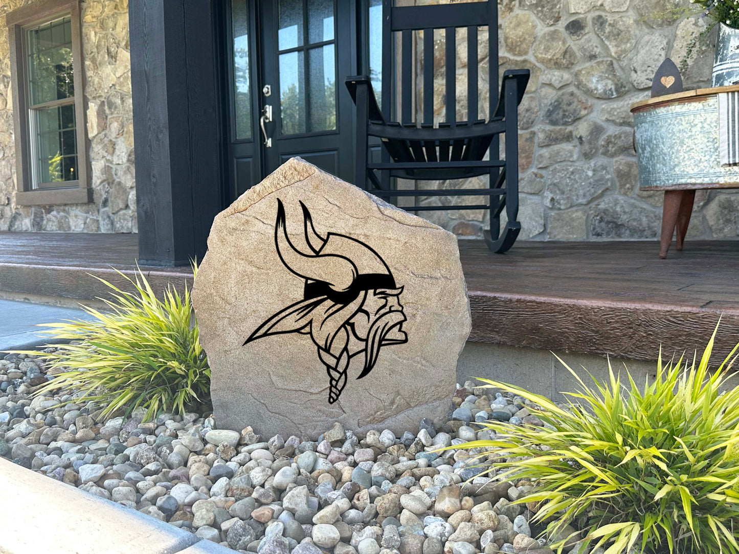 Minnesota Vikings Design-A-Stone Landscape Art