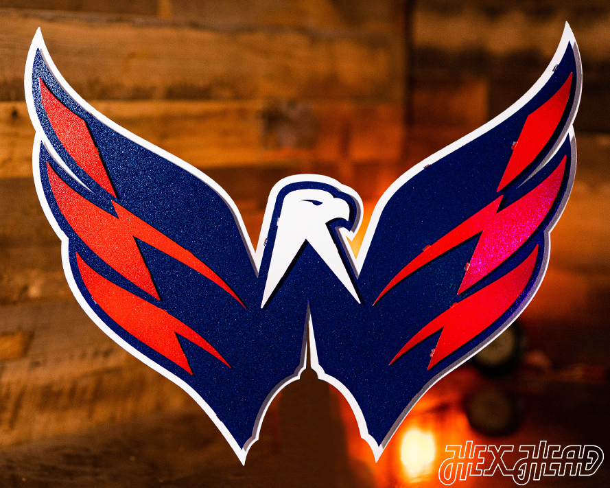 Washington Capitals "WEAGLE" 3D Vintage Metal Wall Art