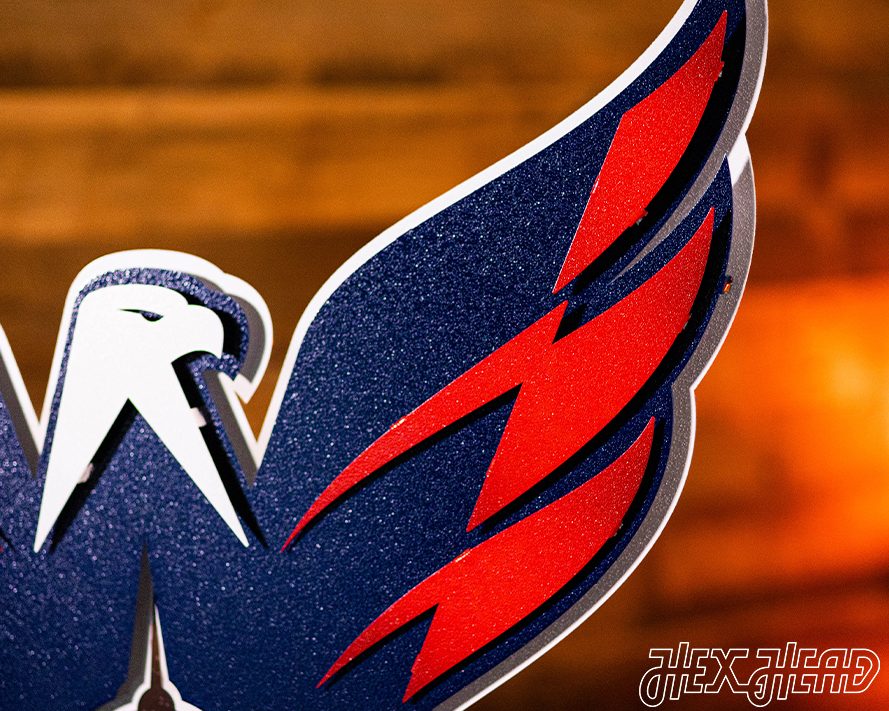 Washington Capitals "WEAGLE" 3D Vintage Metal Wall Art