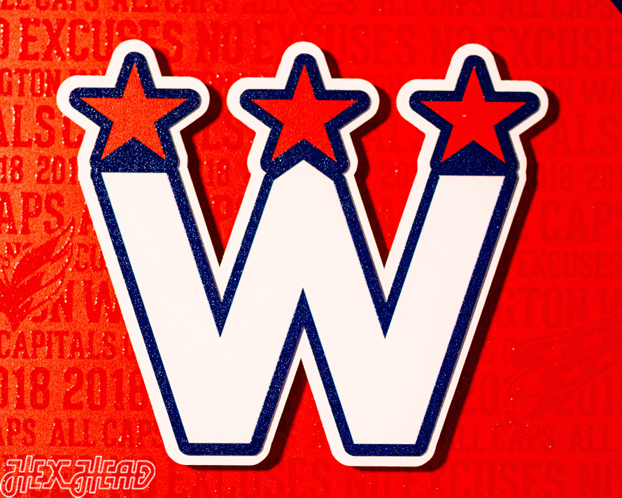 Washington Capitals CRAFT SERIES 3D Embossed Metal Wall Art