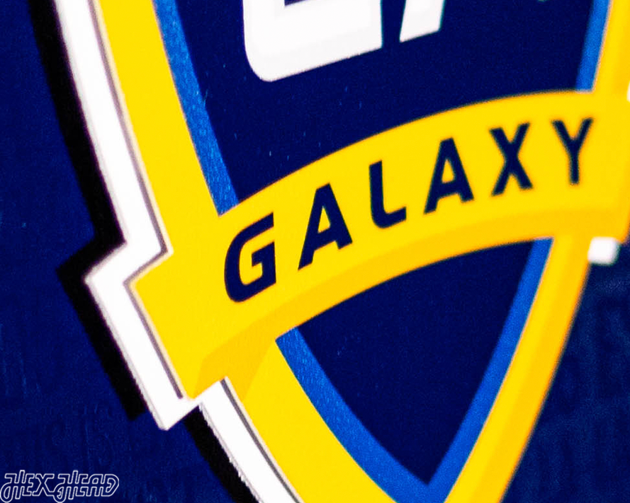 LA Galaxy CRAFT SERIES 3D Embossed Metal Wall Art