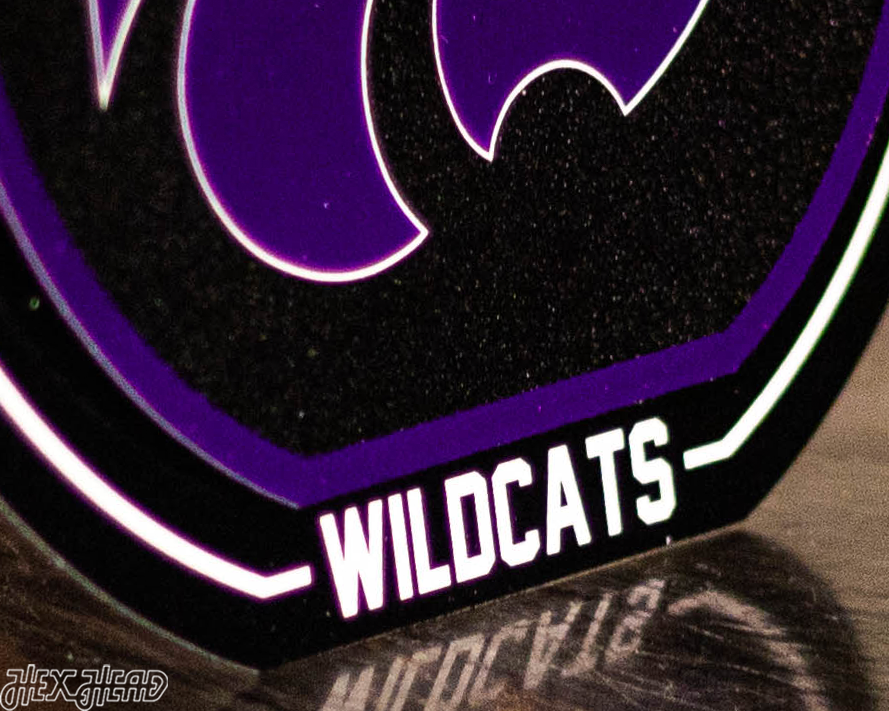 Kansas State Wildcats "Double Play" On the Shelf or on the Wall Art