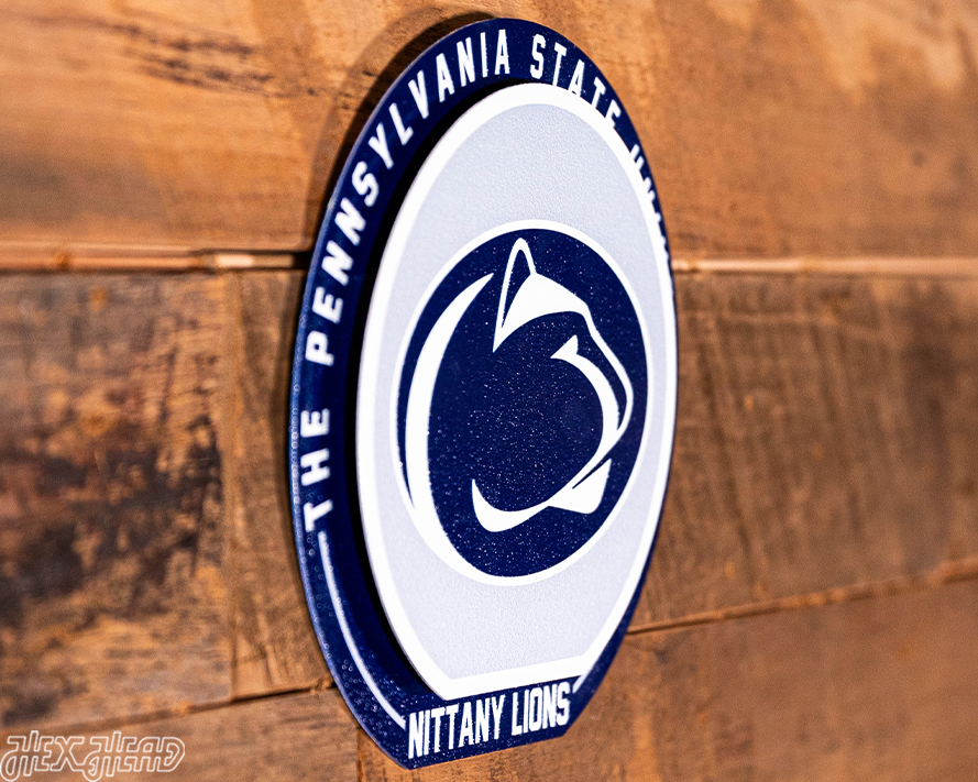 Penn State Nittany Lions "Double Play" On the Shelf or on the Wall Art