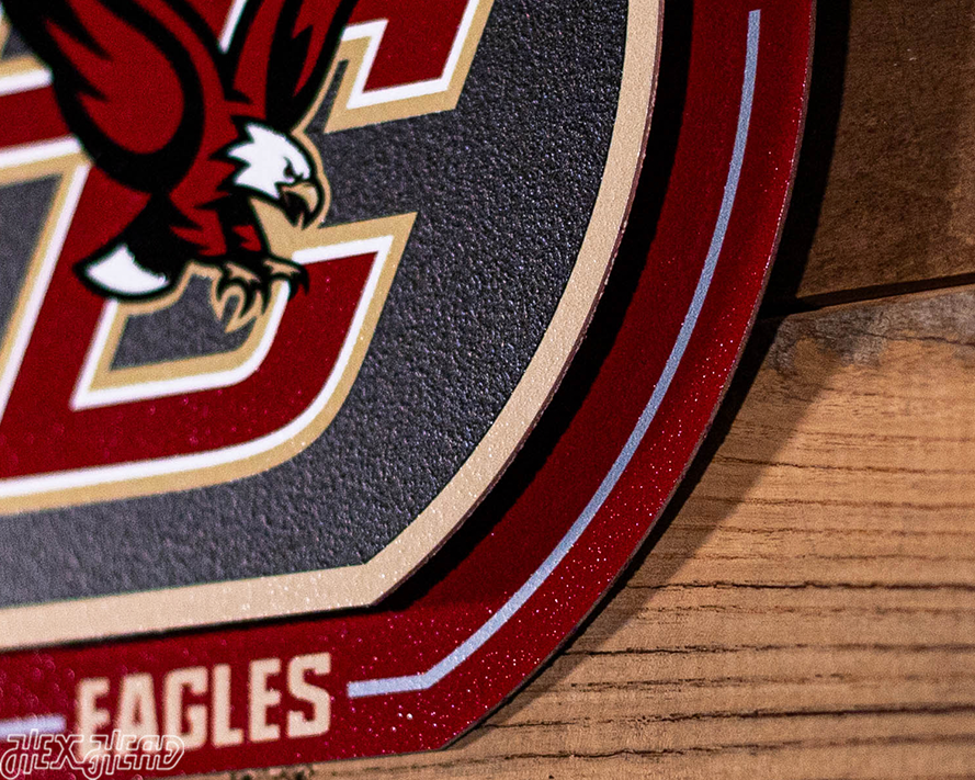 Boston College Eagles "Double Play" On the Shelf or on the Wall Art