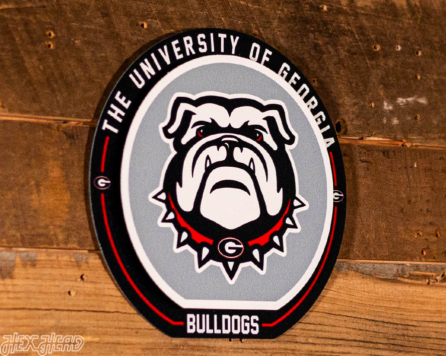 Georgia Bulldogs "Double Play" On the Shelf or on the Wall Art