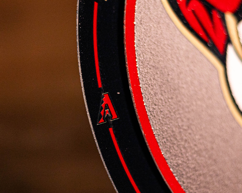 Arizona Diamondbacks "Double Play" On the Shelf or on the Wall Art