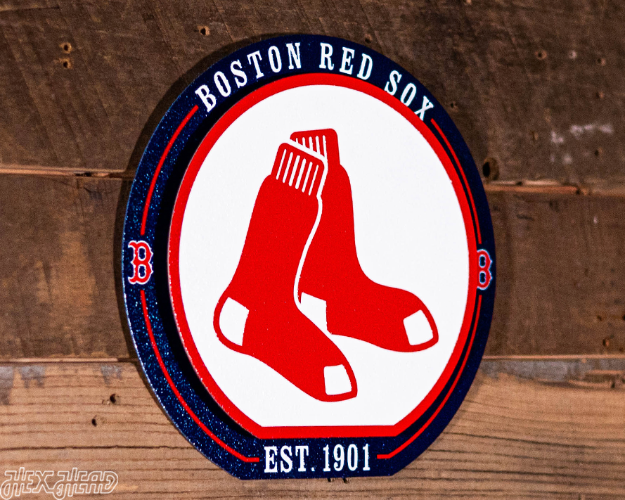 Boston Red Sox "Double Play" On the Shelf or on the Wall Art