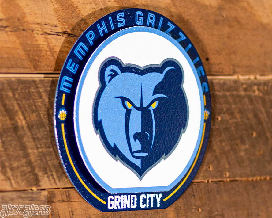 Memphis Grizzlies "Double Play" On the Shelf or on the Wall Art