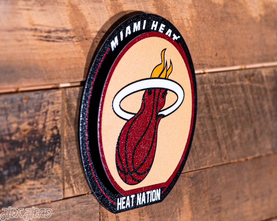 Miami Heat "Double Play" On the Shelf or on the Wall Art