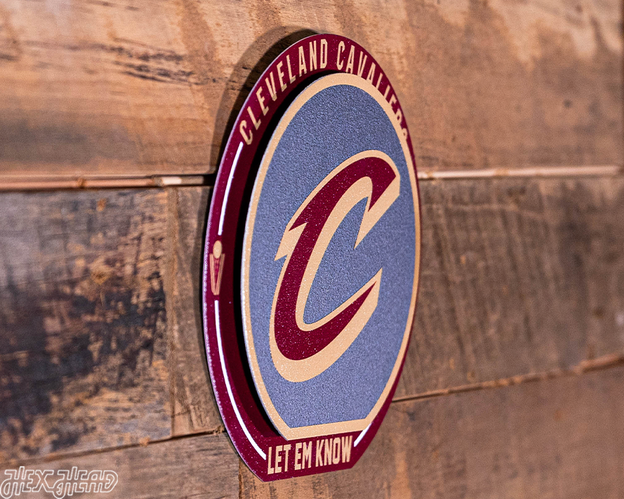 Cleveland Cavaliers "Double Play" On the Shelf or on the Wall Art