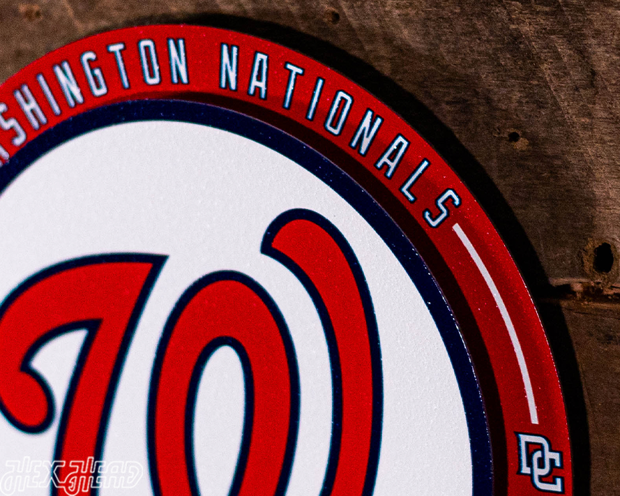 Washington Nationals "Double Play" On the Shelf or on the Wall Art