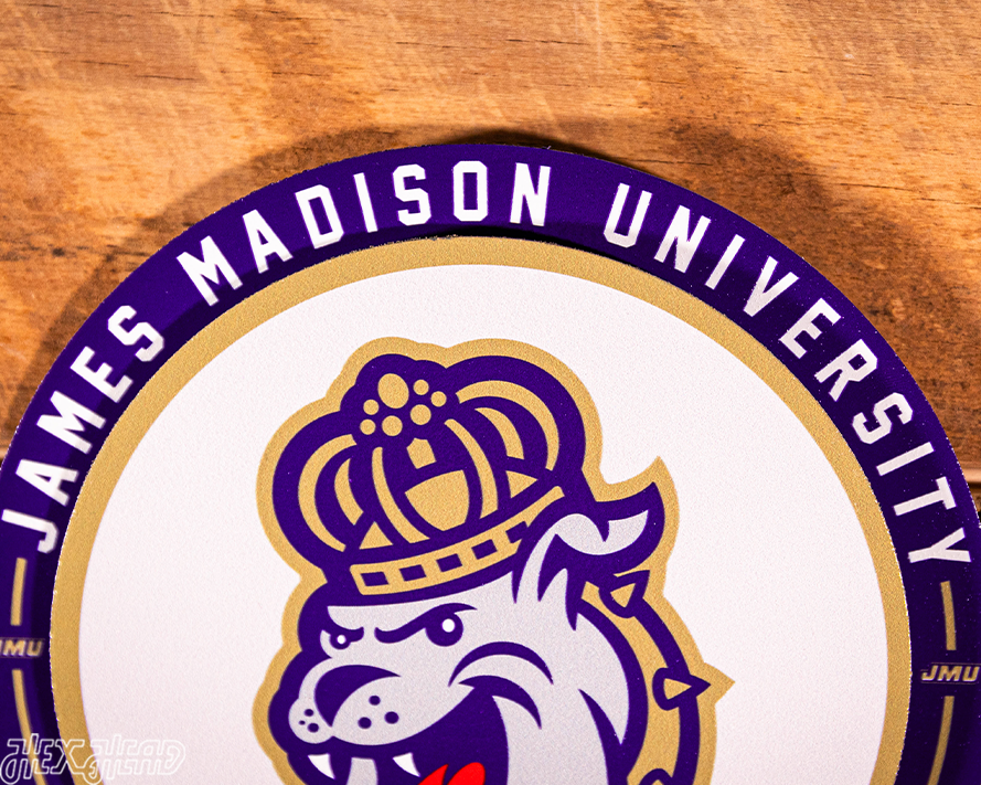 James Madison Dukes "Double Play" On the Shelf or on the Wall Art