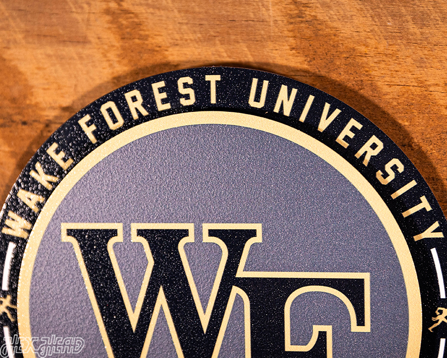 Wake Forest Demon Deacons "Double Play" On the Shelf or on the Wall Art