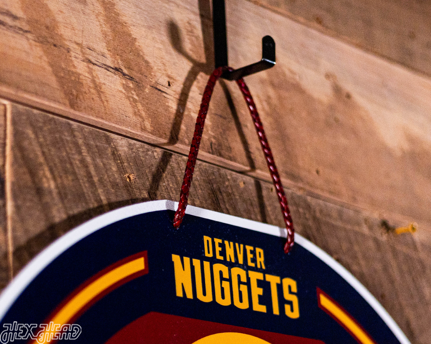 Denver Nuggets Personalized Monogram Metal Art