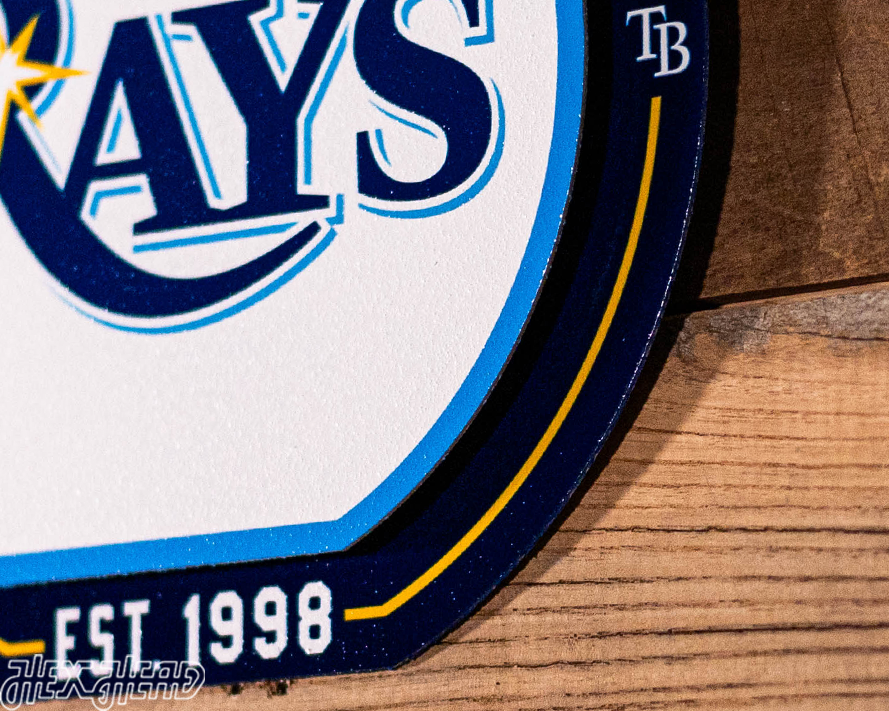 Tampa Bay Rays "Double Play" On the Shelf or on the Wall Art