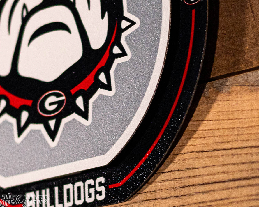 Georgia Bulldogs "Double Play" On the Shelf or on the Wall Art