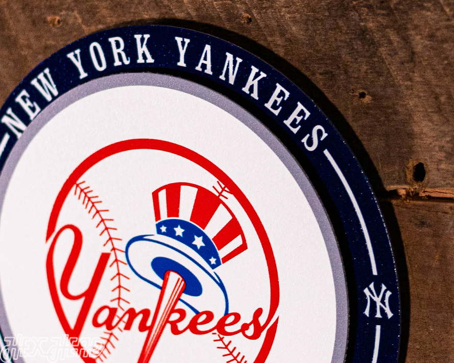 New York Yankees "Double Play" On the Shelf or on the Wall Art