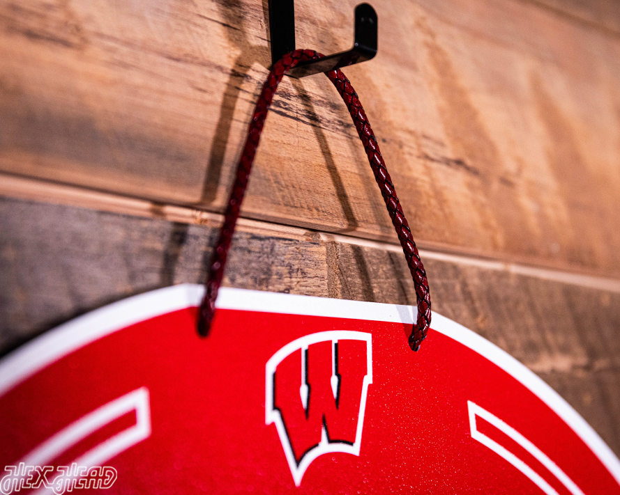 Wisconsin Badgers Personalized Monogram Metal Art