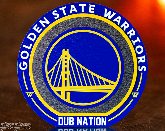 Golden State Warriors "Double Play" On the Shelf or on the Wall Art