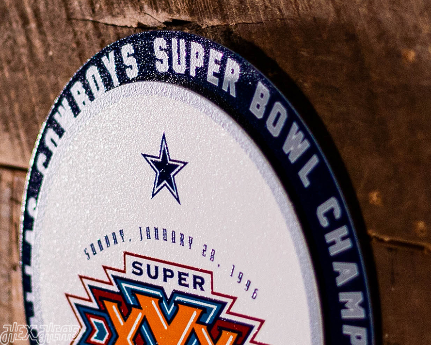 Dallas Cowboys XXX Super Bowl "Double Play" On the Shelf or on the Wall Art