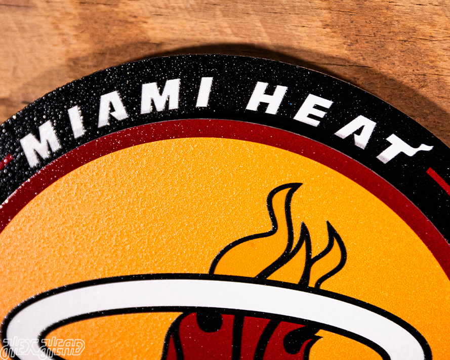 Miami Heat "Double Play" On the Shelf or on the Wall Art