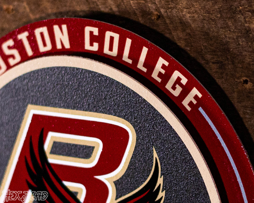 Boston College Eagles "Double Play" On the Shelf or on the Wall Art